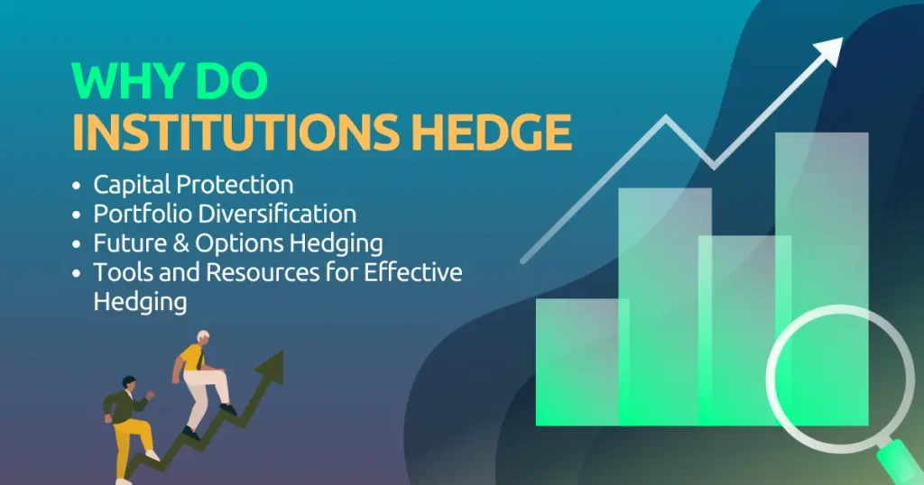 Illustration of institutional hedging strategies to manage financial risk and stability